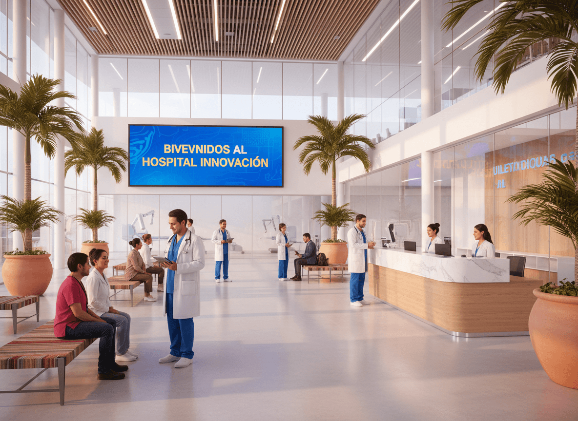 Hospital moderno en Mexico
